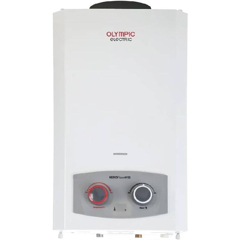 Olympic Electric Digital Gas Water Heater, 6 Liters - White - 945105585 Olympic Electric Digital Gas Water Heater, 6 Liters - White - 945105585